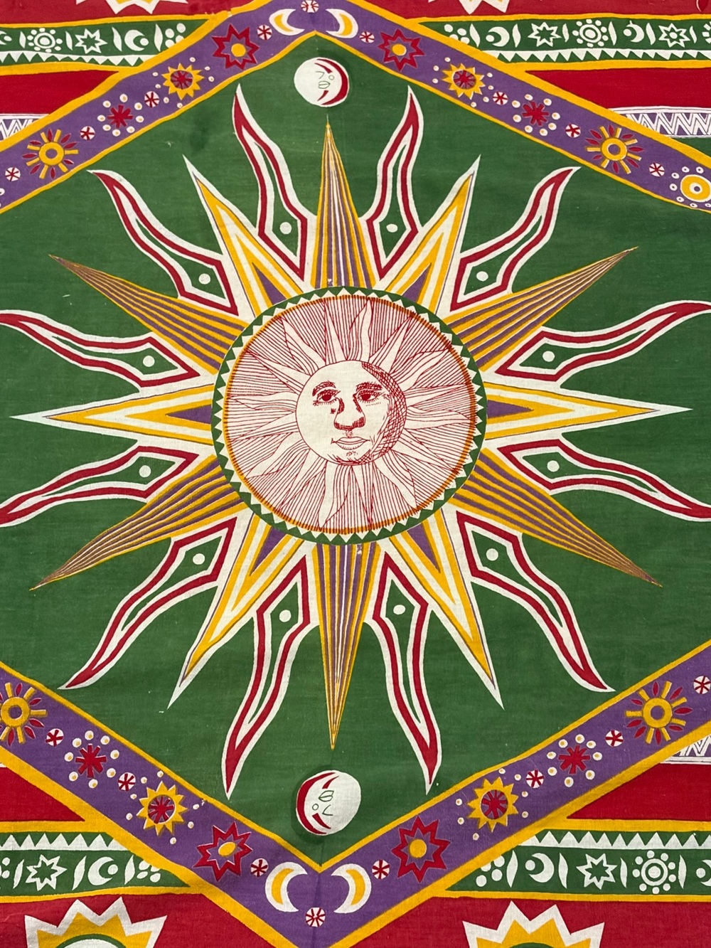 100% Cotton Celestial Sun Tapestry